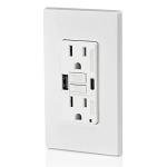 Leviton 15A SmartlockPro GFCI USB Wall Charger