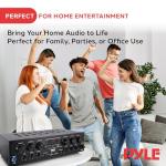 Pyle 6-Channel Bluetooth Home Audio Amplifier