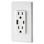 Leviton USB In-Wall Charger and Tamper-Resistant Outlet