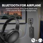 Avantree Relay Bluetooth Adapter for Airplane Travel