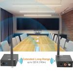 YMOO Wireless Audio Transmitter and Receiver, 320ft