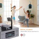 YMOO Wireless Audio Transmitter and Receiver, 320ft