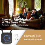 Bluetooth 5.2 Transmitter for TV and Headphones