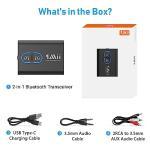 1Mii Bluetooth 5.3 Transmitter Receiver for Wireless Audio