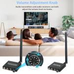 Wireless Audio Transmitter Receiver Kit - 5.8GHz