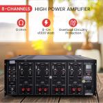 Pyle 4-Zone Stereo Amplifier with Volume Control