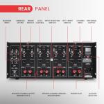 Pyle 4-Zone Stereo Amplifier with Volume Control