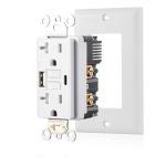 Suplevel 20 Amp GFCI Outlet with USB Charger