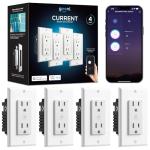 Geeni Smart WiFi In-Wall Outlet 4 Pack
