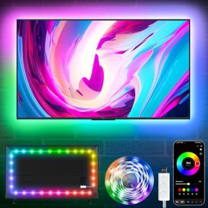 KSIPZE 16.5ft RGB Smart TV LED Backlight