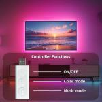KSIPZE 16.5ft RGB Smart TV LED Backlight
