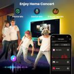 LED TV Backlight Strip - 16.4ft with Bluetooth & Voice Control