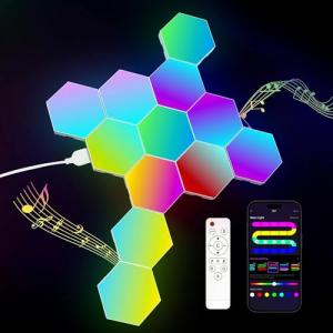 Smart RGB Hexagon Light Panels - 12 Pack