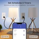 Geeni Smart WiFi In-Wall Outlet 4 Pack