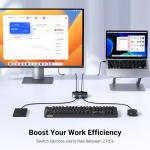 UGREEN USB 3.0 Switch for 2 Computers