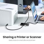 UGREEN USB Switch for Two Computers and Four Devices