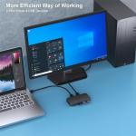 USB 3.0 KVM Switch for 2 Computers and 4 USB Devices