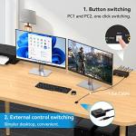 ATLAHET 2 Monitor DisplayPort KVM Switch 8K 60Hz