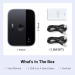 UGREEN USB 3.0 Switch for 2 Computers