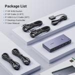 UGREEN 8K KVM Switch with USB Ports