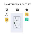2.4GHz Smart USB Wall Outlet with Fast Charging