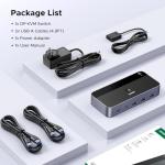 UGREEN 8K DisplayPort KVM Switch for 2 Computers