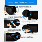Ultra-Slim LCD/LED Monitor Sunshade for 23-24
