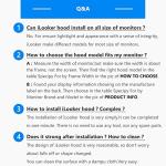 iLooker 20E Monitor Hood for 19-20 Inch Screens