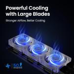 KIWIHOME PS5 Pro Cooling Fan with Adjustable Speed