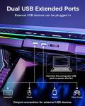 AICHESON RGB Gaming Laptop Cooling Pad with Fans