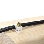 CIMPLE CO 50 Ribbed Cable Anchors & Clips Set