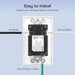 Geeni Smart WiFi In-Wall Outlet 4 Pack