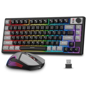 Wireless Gaming Keyboard & Mouse with RGB Lighting