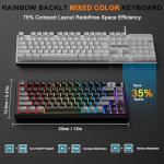 Wireless Gaming Keyboard & Mouse with RGB Lighting