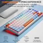 BlueFinger RGB Wireless Gaming Keyboard and Mouse Combo