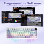 MIKIBY AJAZZ AK650 Wireless Gaming Keyboard with RGB