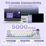 MIKIBY AJAZZ AK650 Wireless Gaming Keyboard with RGB