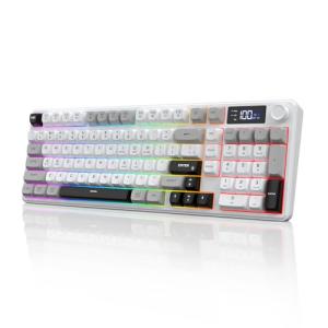 Smart Display Wireless Gaming Keyboard with RGB Backlighting