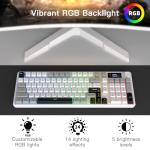 Smart Display Wireless Gaming Keyboard with RGB Backlighting