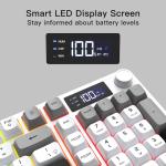 Smart Display Wireless Gaming Keyboard with RGB Backlighting