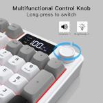 Smart Display Wireless Gaming Keyboard with RGB Backlighting