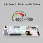 Smart Display Wireless Gaming Keyboard with RGB Backlighting