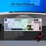 Smart Display Wireless Gaming Keyboard with RGB Backlighting
