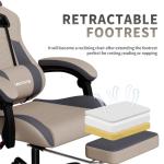 WOTSTA Ergonomic Gaming Chair with Massage and Footrest