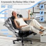 Big and Tall Massage Office Chair with Footrest