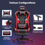 Douxlife Ergonomic Massage Gaming Chair with Footrest
