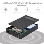 Shanqiu Mini UPS Battery Backup for Home Devices