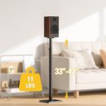 Adjustable Speaker Stands for Satellite & Bookshelf Speakers