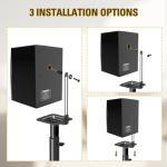 Adjustable Speaker Stands for Satellite & Bookshelf Speakers