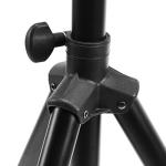 Adjustable Steel Speaker Stand, Supports 99.2 lbs